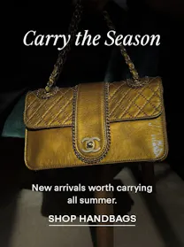 Gold quilted Chanel flap bag with chain strap — pre-owned designer handbags at The 1916 Company